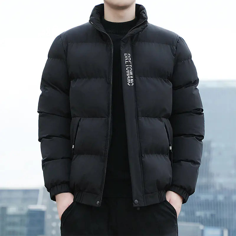 Men's 2023 Winter Fashion Cotton Jacket with Print