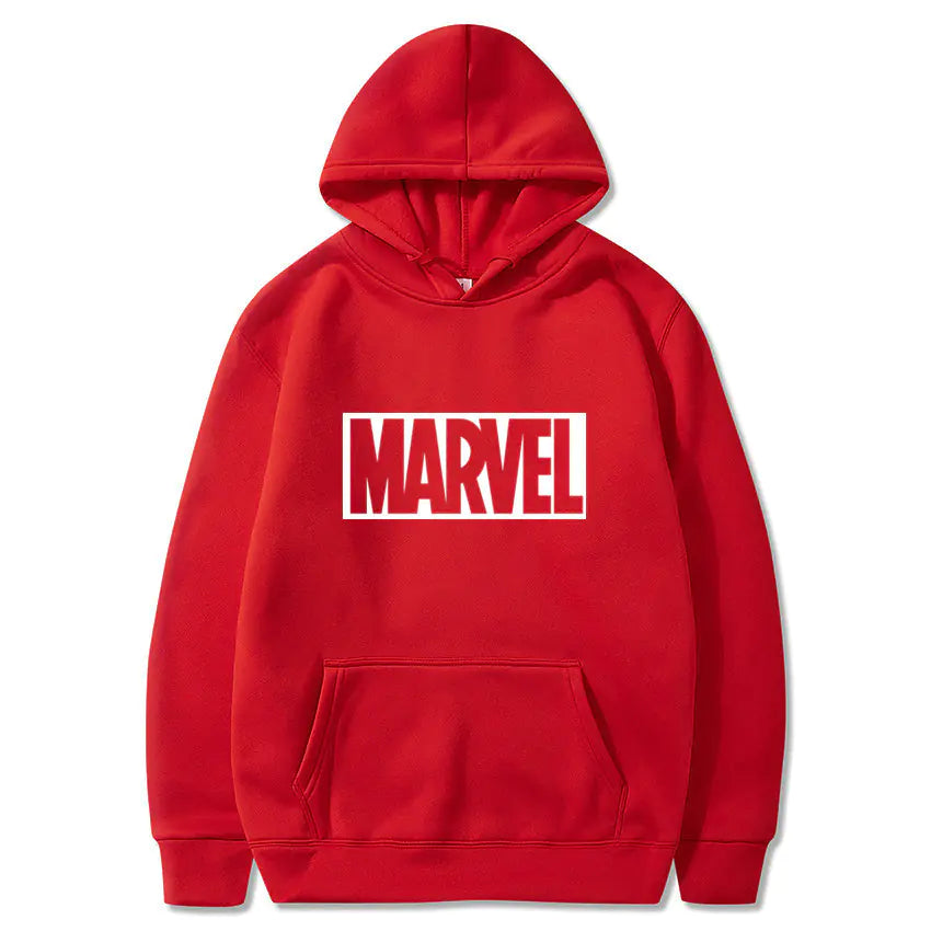 Men's Fashion Hoodie with MARVEL Print for Fall/Winter