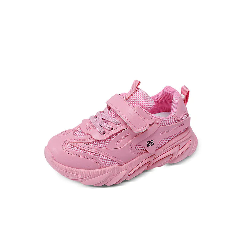 Children's Thin White Mesh Sports Shoes