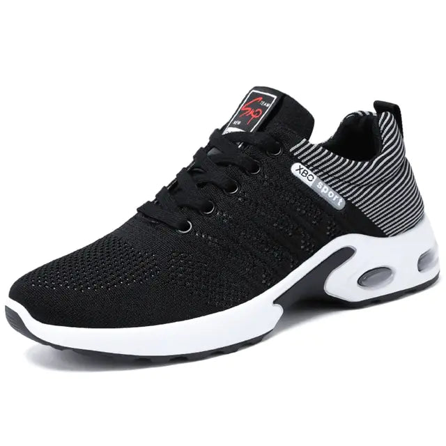 Breathable Lace-Up Casual Running Shoes for Men