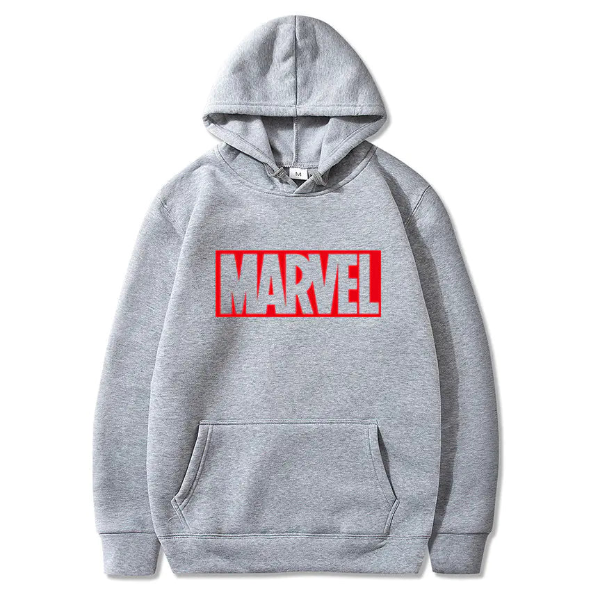 Men's Fashion Hoodie with MARVEL Print for Fall/Winter