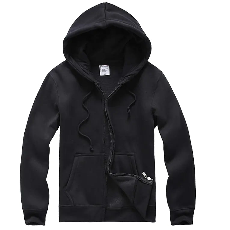 Customizable Warm Fall/Winter Hoodie Jacket for Men
