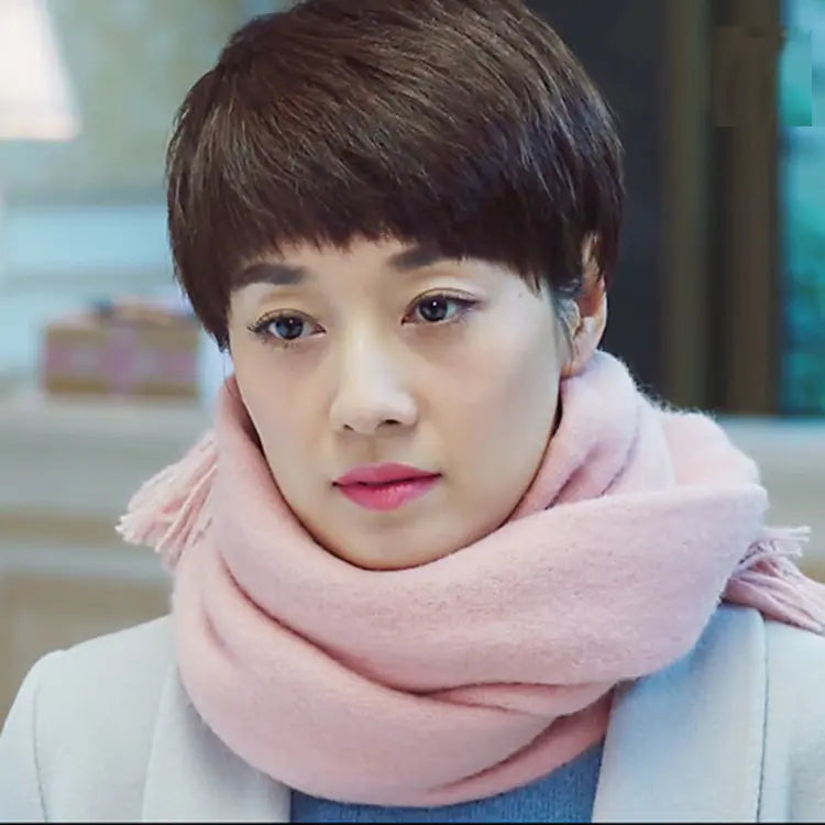 Solid Color Cashmere Feel Scarf with Fringes – Soft Winter Shawl for Women