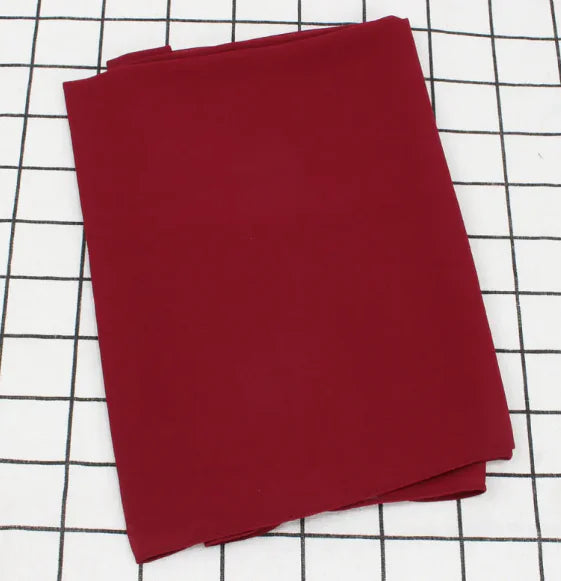 Elegant Pearl Chiffon Scarf - Solid Color Muslim Shawl (Women's)