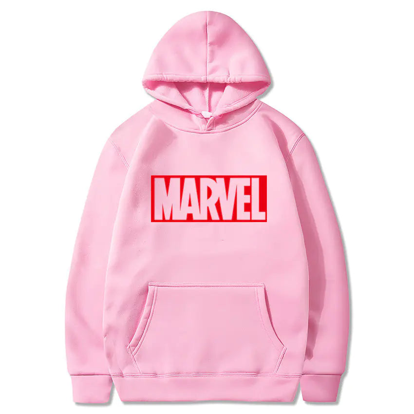 Men's Fashion Hoodie with MARVEL Print for Fall/Winter