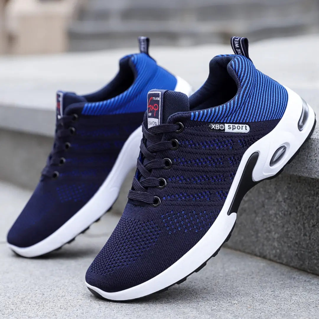 Breathable Lace-Up Casual Running Shoes for Men