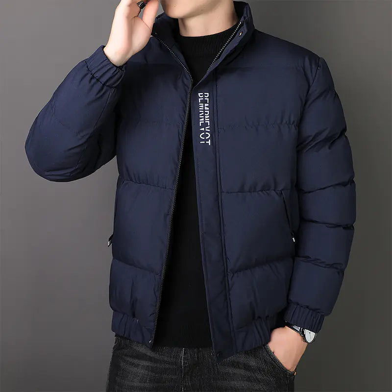 Men's 2023 Winter Fashion Cotton Jacket with Print