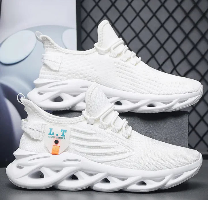 Men’s Breathable Fly-Knit Running Shoes – Lightweight Sport Sneakers for Training & Daily Wear