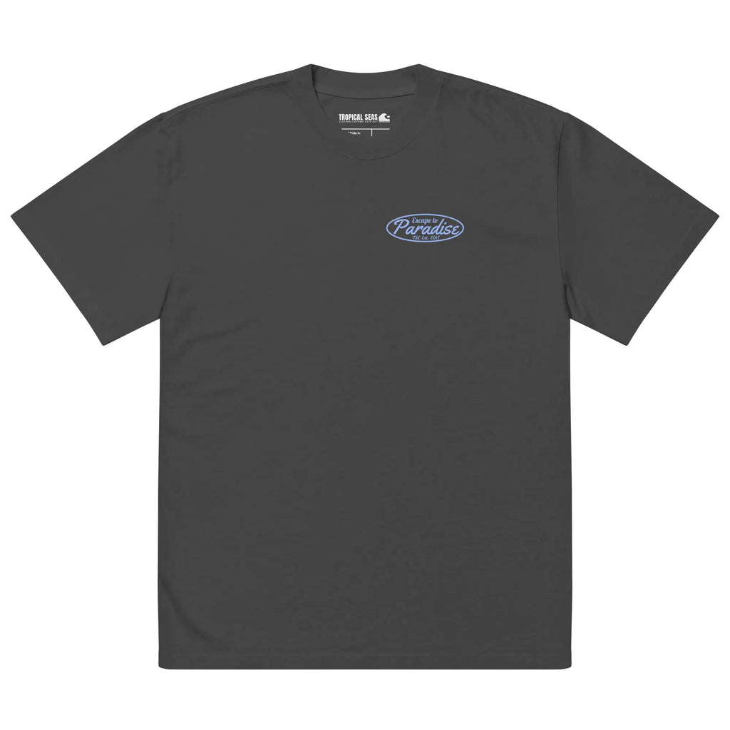 Oversized Escape to Paradise faded t-shirt