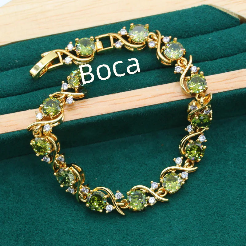 Rhinestone Jewelry Set for Women - Elegant Fashion Accessories