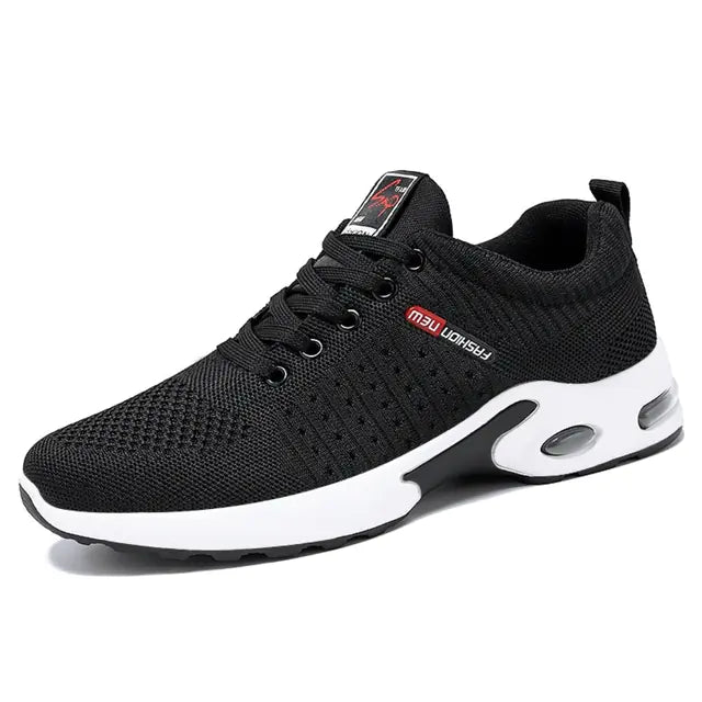 Breathable Lace-Up Casual Running Shoes for Men