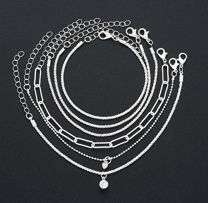 Gold and Silver Rhinestone Bracelet for Women Jewelry