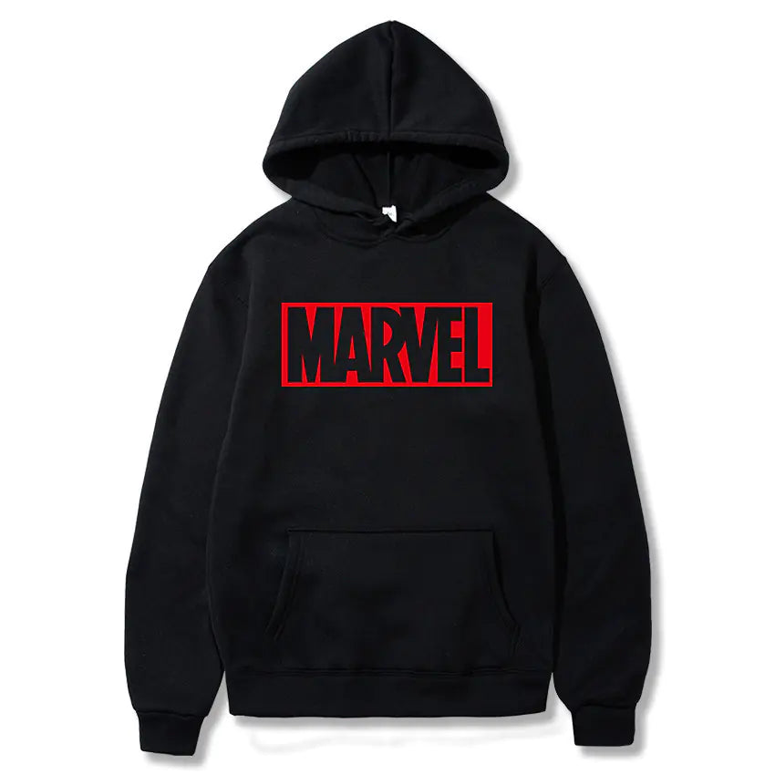 Men's Fashion Hoodie with MARVEL Print for Fall/Winter