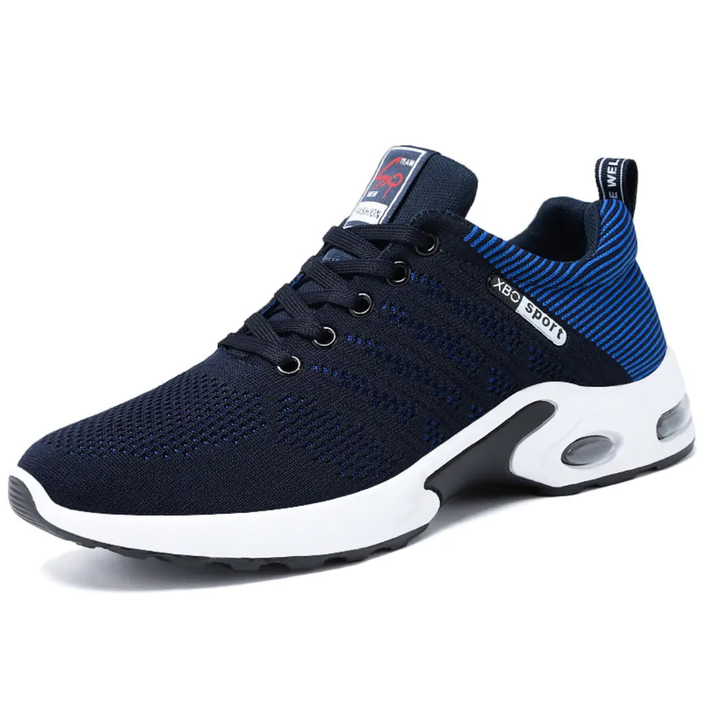 Breathable Lace-Up Casual Running Shoes for Men