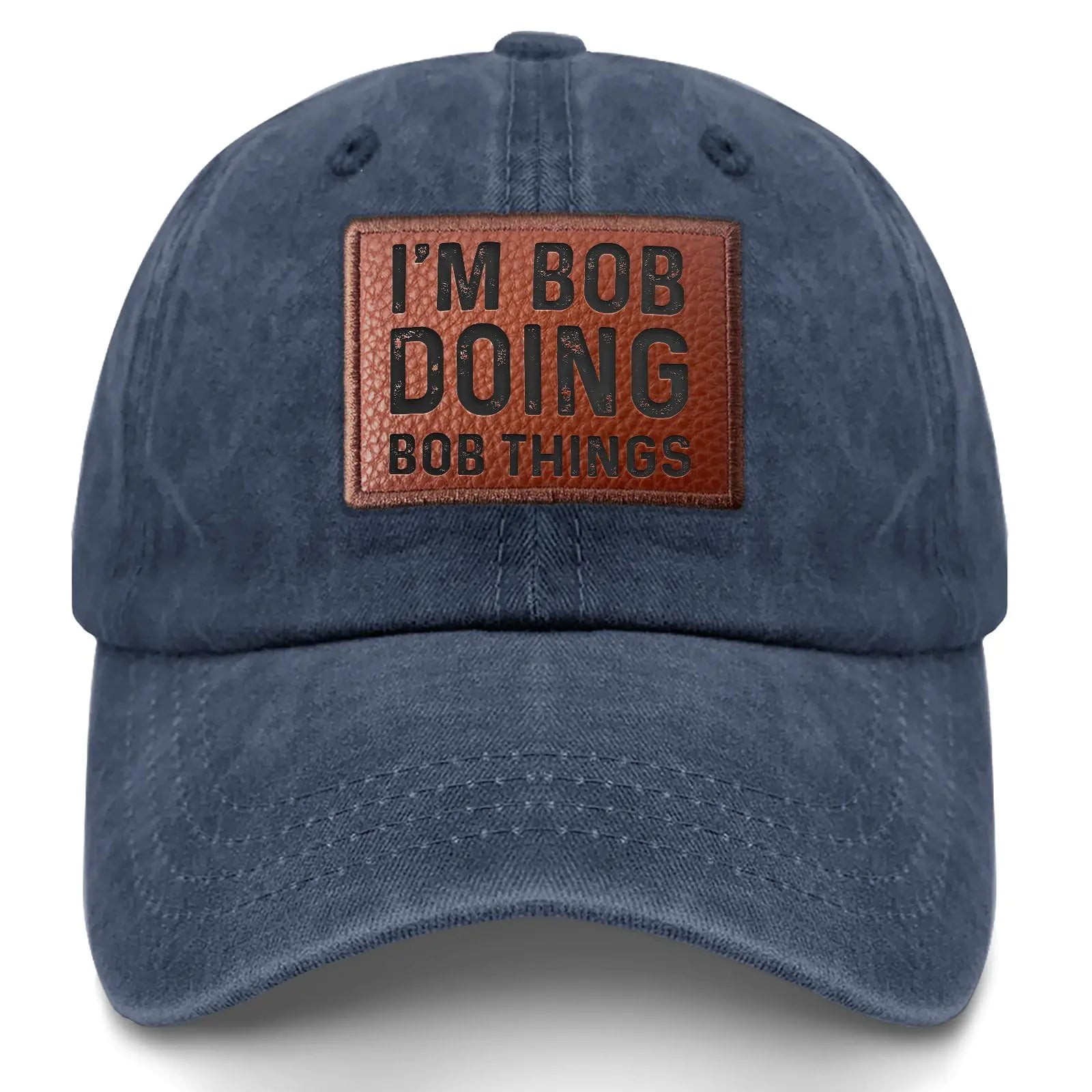 Bob Hat Im Bob Doing Bob Things Hat Men Vintage Mesh Baseball Cap for Summer