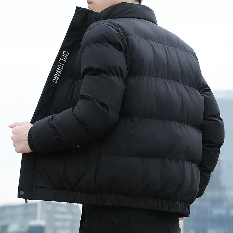 Men's 2023 Winter Fashion Cotton Jacket with Print