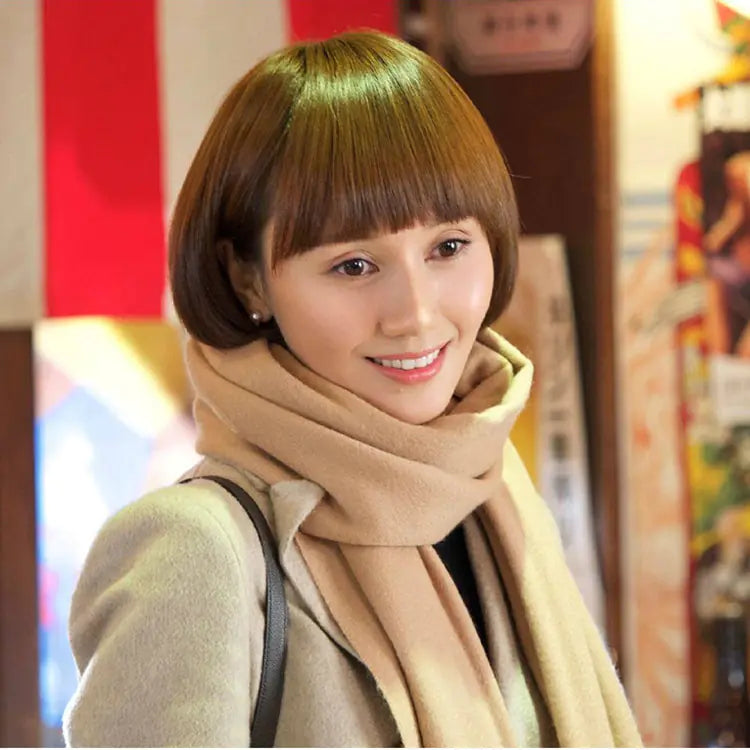 Solid Color Cashmere Feel Scarf with Fringes – Soft Winter Shawl for Women