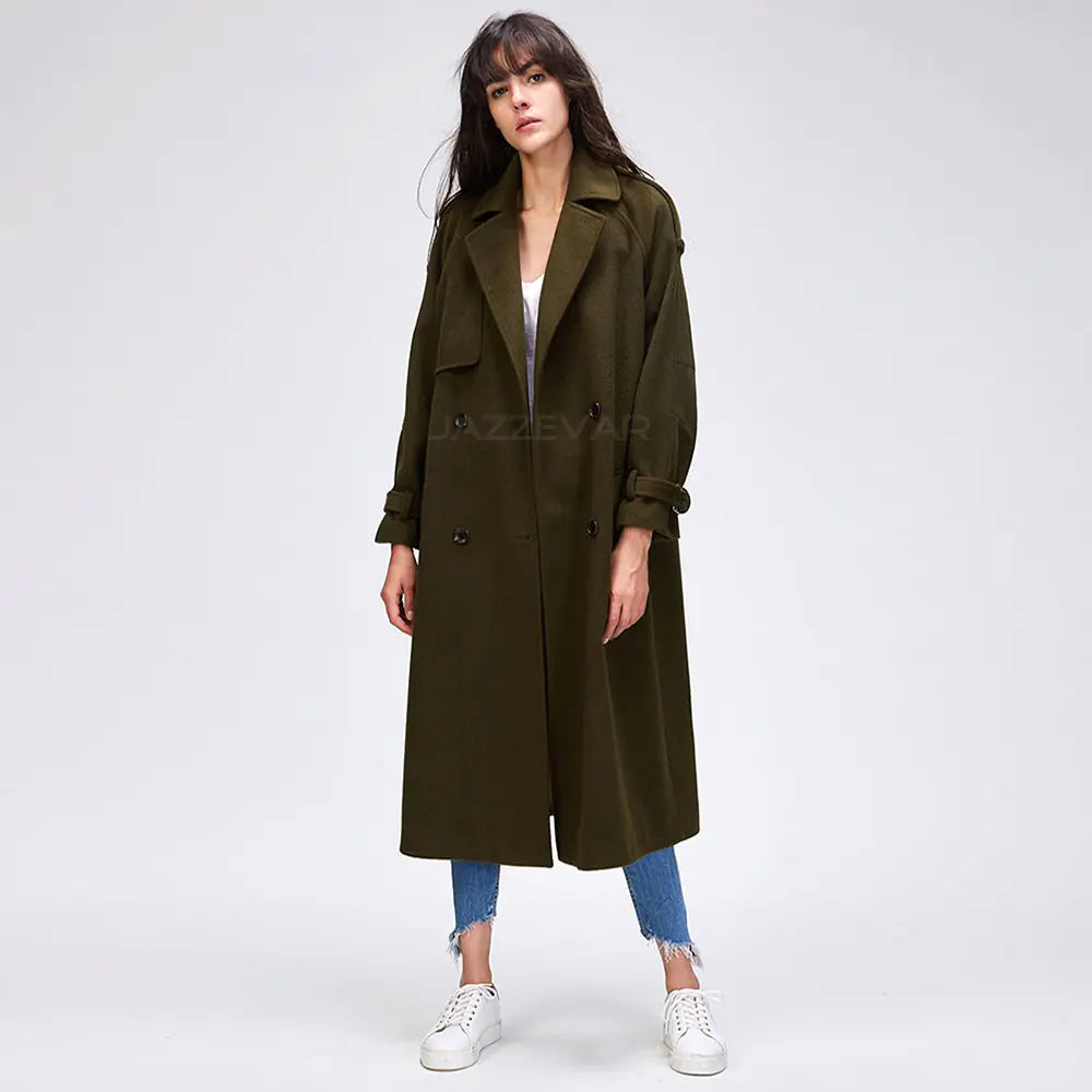 Woolen Trench Coat