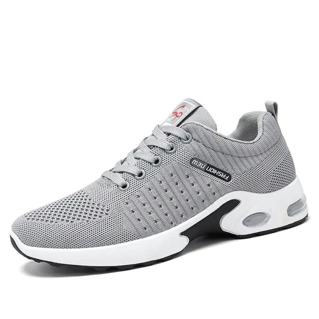 Breathable Lace-Up Casual Running Shoes for Men