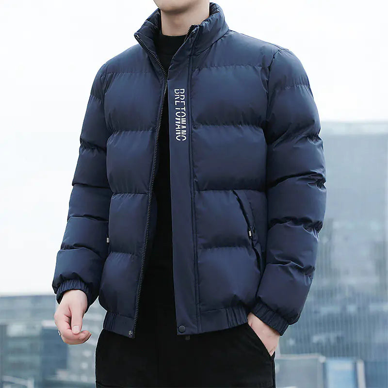 Men's 2023 Winter Fashion Cotton Jacket with Print